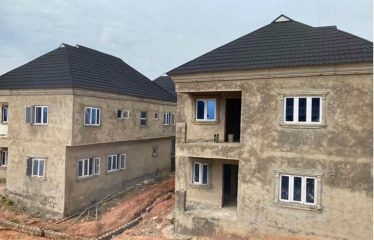 3 Bedroom Fully Detached Duplex- Carcass For Sale @ Command Alagbado